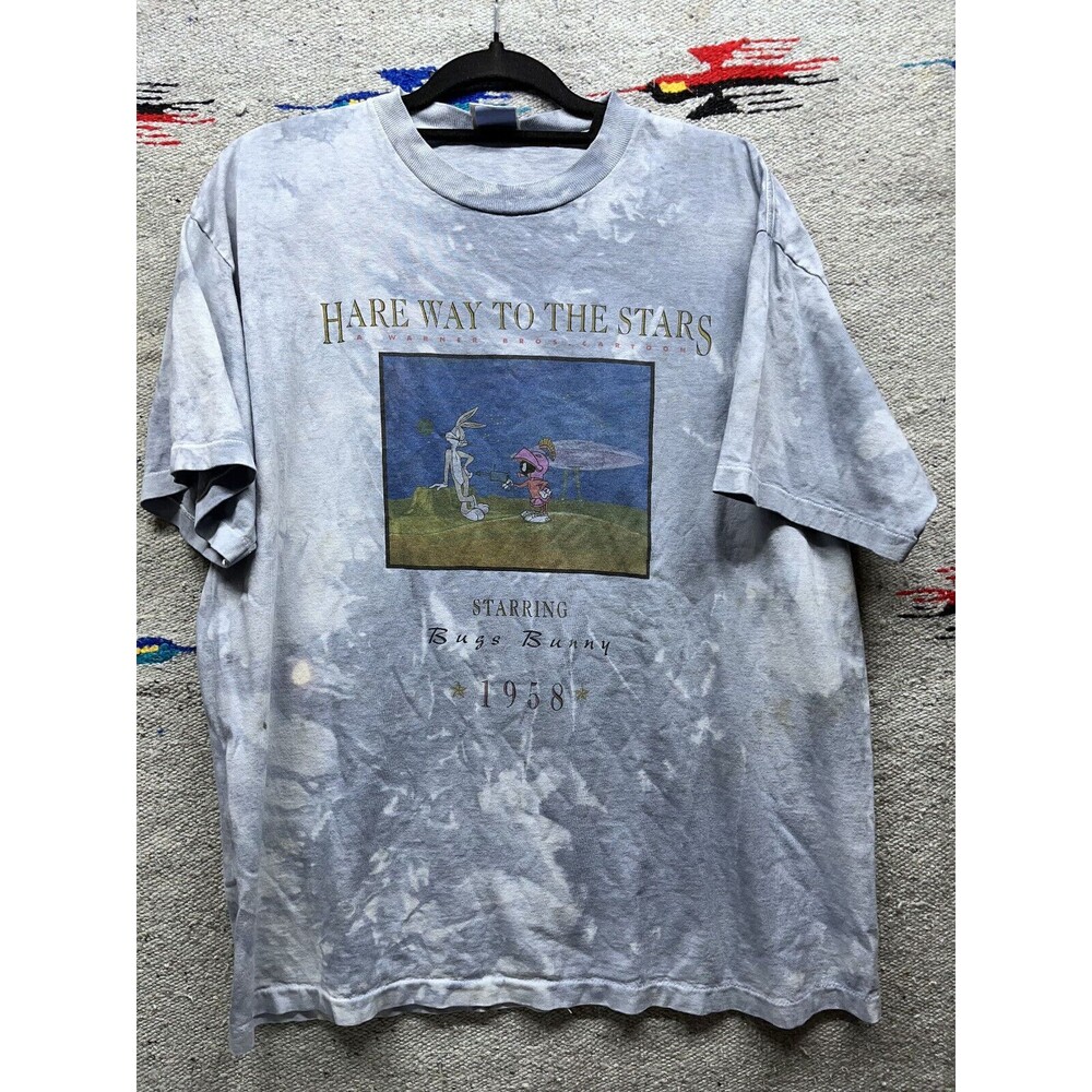 Vintage 90s Acme clothing Looney Tunes Bugs Bunny Marvin Martian T shirt shirt